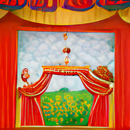 Bild Puppentheater / KI