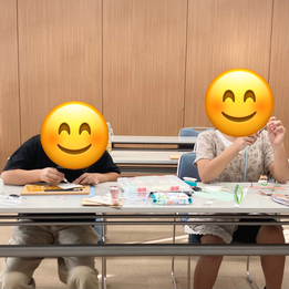 Nちゃん・Sちゃん黙々と作業中
