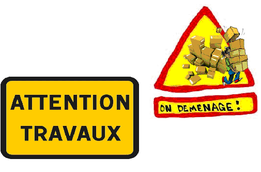 Déménagement le temps des travaux été 2014