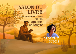 salon du livre de Simiane-Collongue, gabrielle Dubois