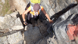 Klettern Felsen Braunschweiger Hütte Alpen Österreich E5 Zwieselstein Sonneck