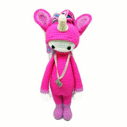 единорожка крючком кукла lalyla doll crochet unicorn