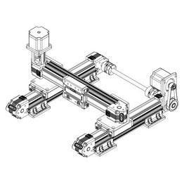 XY LINEAR STAGE-X AXIS VERTICAL