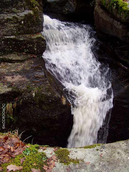 waterfall in limousin