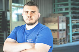 Alberim Fazliji, Technik für Blechverarbeitung und Vorbereitung für das Abkanten