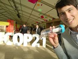 Frédéric at COP21 in December 2015.