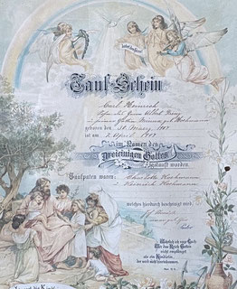 Close Up of Framed Certificate