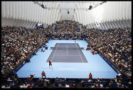 L’Àgora fue ideado para acoger eventos de diversa naturaleza, como campeonatos de tenis. 