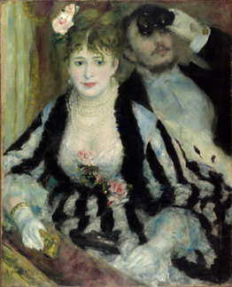 Renoir, La Loge (from the Art Institute website)
