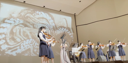 高校生とのサンドアート