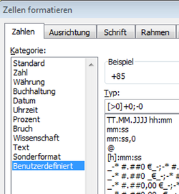 Excel Wasserfall-Diagramm Balken