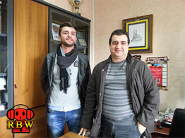 L'assessore Vincenzo Bagnato con Biagio Caruso
