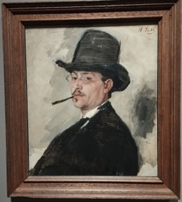Carl Schuch par Wilhelm Leibl
