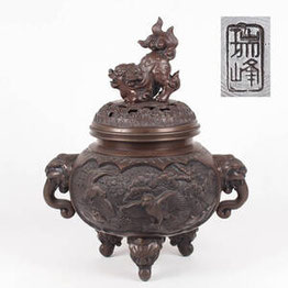 新潟市　出張買取　石田企画　骨董品　香炉