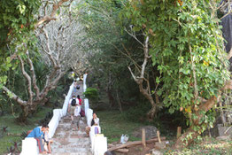 Treppe, Mount Phousi, Luang Prabang