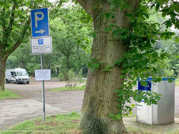Stellplatz mit VE am Olgahafen