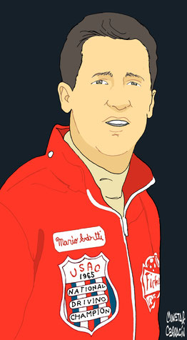 Mario Andretti by Muneta & Cerracín