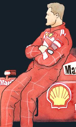 Michael Schumacher by Muneta & Cerracín