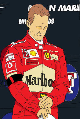 Michael Schumacher by Muneta & Cerracín
