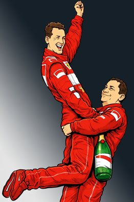 Michael Schumacher by Muneta & Cerracín
