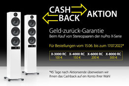 Nubert Cashback-Aktion bis 17.07.2022 für nuPro X-Serie  / News / Foto: Nubert/ News / News auf www.audisseus.de / Foto: Nubert