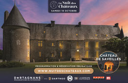 Affiche Dartagnans - Nuit des châteaux - Château de Saveilles - Saveille - Visite de château groupe - Visite château en famille