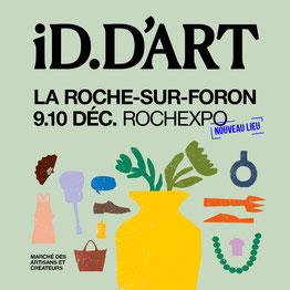 Logo du salon ID'Art à la Roche sur Foron. Il a lieu les 9 et 10 décembre 2023