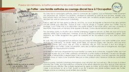 "Ferme isolée de la Bluterie à Cogners où la famille Pottier cacha des réfugiés juifs durant l’Occupation allemande en 1942."