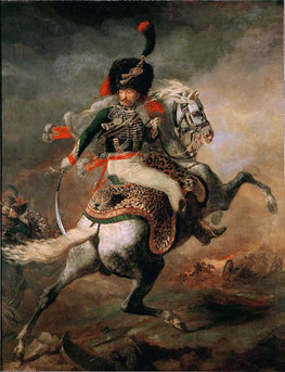 Theodore Gericault, An Officer of the Imperial Horse Guards Charging, 1812, Paris, Musée du Louvre