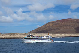 Überfahrt von Orzola nach Graciosa