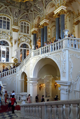 Auf der Jordantreppe im Winterpalast