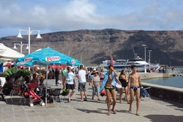 Auf der Promenade von Caleta del Sebo