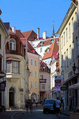 Verwinkelte Straßen der Unterstadt