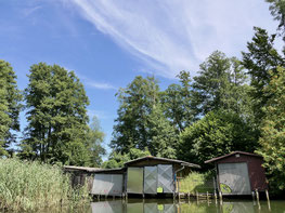 Bootshäuser Mecklenburger Seenplatte