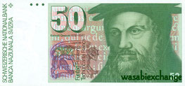 50スイスフラン旧札両替