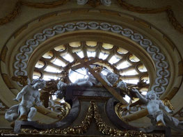 Engelsgruppe Bernhard-Altar, Abteikirche Ebrach