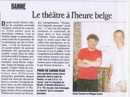 Thésée au Festival de Banne en Ardèche