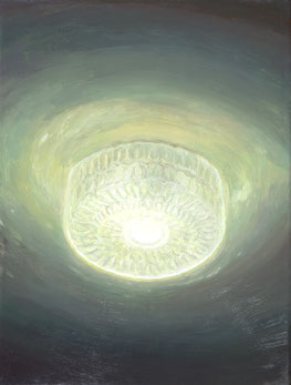 licht, 2021, Öl auf Polyester, 40×30cm