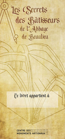 Livret - Les Bâtisseurs de l'Abbaye de Beaulieu-en-Rouergue - Ludovic PETNIOT - Graphiste Brive - Studio de Création