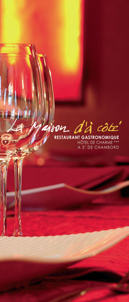 Dépliant - La Maison d'à côté - Restaurant - Ludovic PETNIOT - Graphiste Brive - Studio de Création