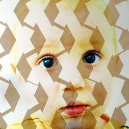 Antoine enfant, collage de Rythmes, 2012