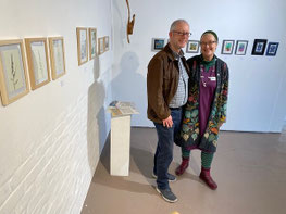 Dirk Godlinski (Digitalografie) und Andrea Christiane Spring (Malerei) aus Worpswede