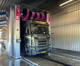 vrachtwagen wasstraat van Steinbrückner