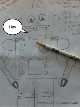 Roboter; Bastelidee; Roboter basteln; Caballo Couture; Roboter bauen; DIY Roboter