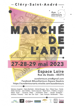 Claude Rossignol - Cléry-St-André - Marché de l'Art 2023 - Affiche