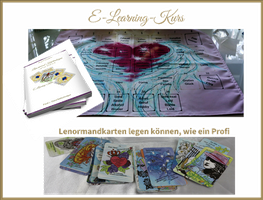 E-Learning-Kurs Lenormand Karten legen können...