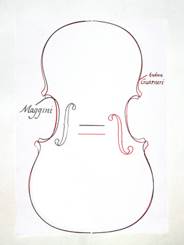 Viola open string length