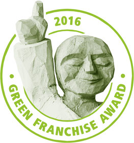 Green Franchise Award-Logo des DFV Deutscher Franchise Verband e.V.