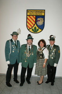 v.l.n.r.: Christian Sturm, Udo Gewehr, Lisa Frank, Peter Frank