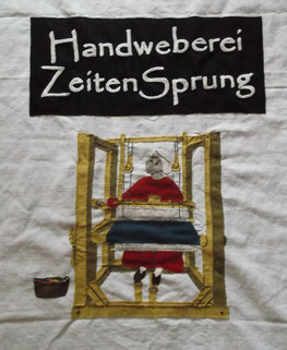 Handgemachtes Banner von ZeitenSprung, inspiriert von den 12 Bruder Handschriften, aber nach freiem Entwurf gearbeitet